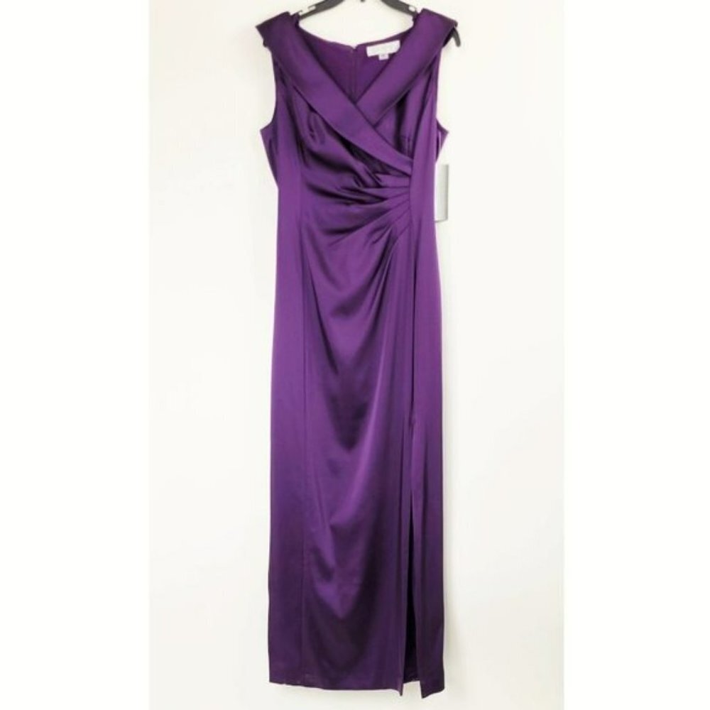NWT Formal Gown, Purple Formal Dress, Black Tie, Long dress, Wedding